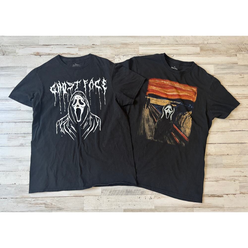Ghost Face Scary Tee Tshirt Women's sz M